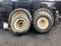 Full Set NH Row Crop Wheels With Alliance Tyres