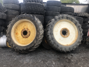 Full Set NH Row Crop Wheels With Alliance Tyres