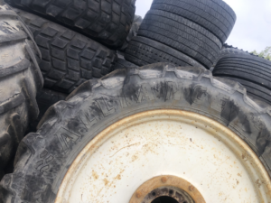 Full Set NH Row Crop Wheels With Alliance Tyres