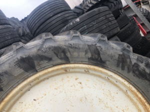 Full Set NH Row Crop Wheels With Alliance Tyres