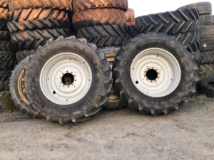 Full Set MF/Valtra Wheels - 620/70R42 & 480/70R30